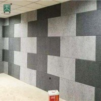 TianGe Factory Conference Room wall decor anti-fire eco friendly sound absorbing wood wool acoustic panels