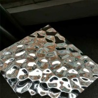 304 Water wave mirror finish stainless steel sheet for wall ceiling decorative panel