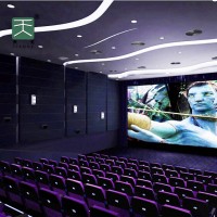 TianGe Factory auditorium decor material leather fabric acoustic panel with best price